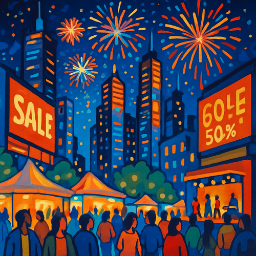 Dubai Shopping Festival - UAE - DIY Painting By Numbers Kit