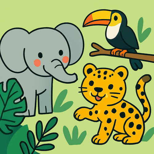 Adventure Jungle Trails - DIY Painting By Numbers Kit