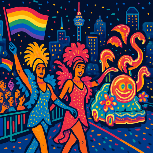 Sydney Mardi Gras - Australia - DIY Painting By Numbers Kit