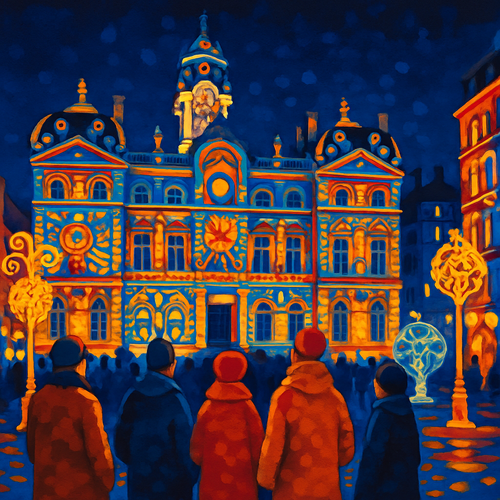 Fête des Lumières - Lyon - DIY Painting By Numbers Kit