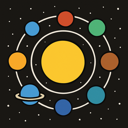 Amazing Solar System Tour - DIY Painting By Numbers Kit Amazing Solar System Tour - DIY Painting By Numbers Kit