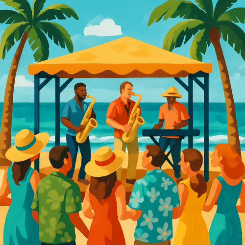 St. Lucia Jazz Festival - St. Lucia - DIY Painting By Numbers Kit