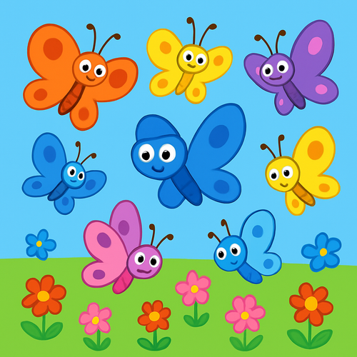 Brilliant Butterfly Symphony - DIY Painting By Numbers Kit