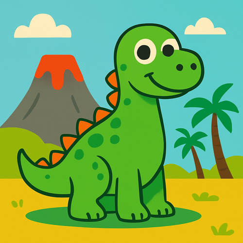 Dinosaur Discovery Journey - DIY Painting By Numbers Kit Dinosaur Discovery Journey - DIY Painting By Numbers Kit
