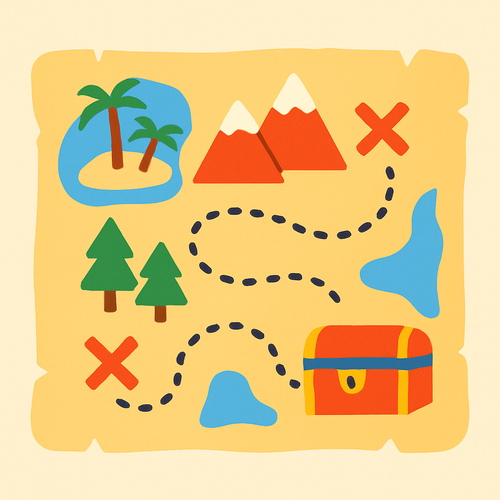 Adventure Time Maps - DIY Painting By Numbers Kit