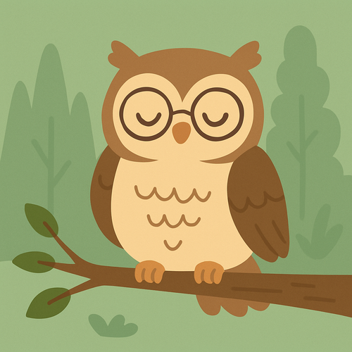 Wise Forest Owl - DIY Painting By Numbers Kit Wise Forest Owl - DIY Painting By Numbers Kit