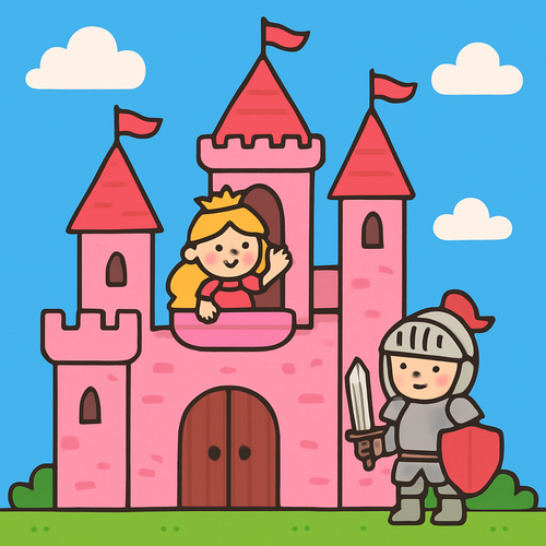 Magical Fairy Tale Castle - DIY Painting By Numbers Kit