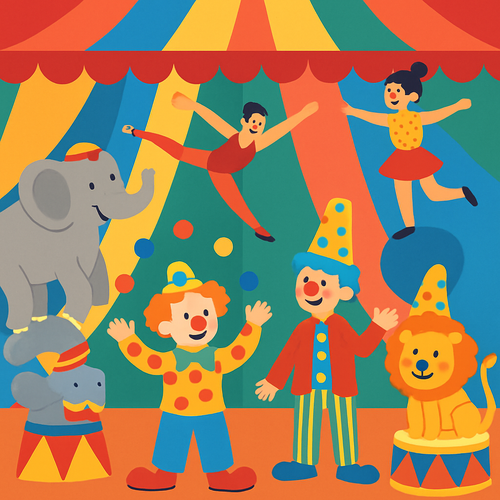 Circus Spectacular - DIY Painting By Numbers Kit
