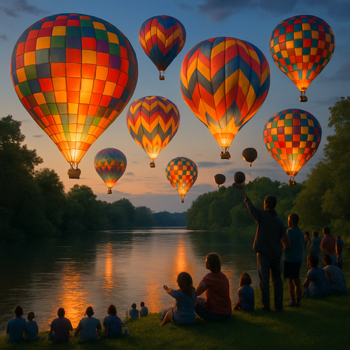 International Balloon Festival - Canada - DIY Painting By Numbers Kit International Balloon Festival - Canada - DIY Painting By Numbers Kit