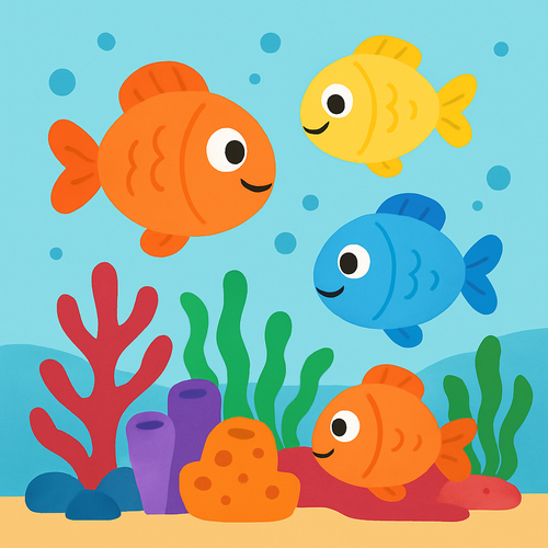Underwater Coral Reef - DIY Painting By Numbers Kit Underwater Coral Reef - DIY Painting By Numbers Kit