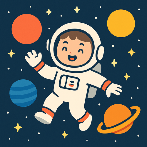 Galactic Space Explorers - DIY Painting By Numbers Kit Galactic Space Explorers - DIY Painting By Numbers Kit