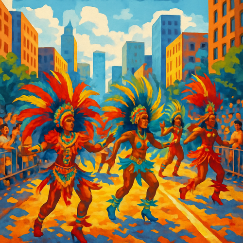 Toronto Caribbean Carnival - Canada - DIY Painting By Numbers Kit