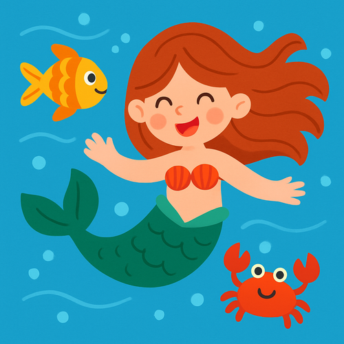 Mystical Ocean Mermaids - DIY Painting By Numbers Kit