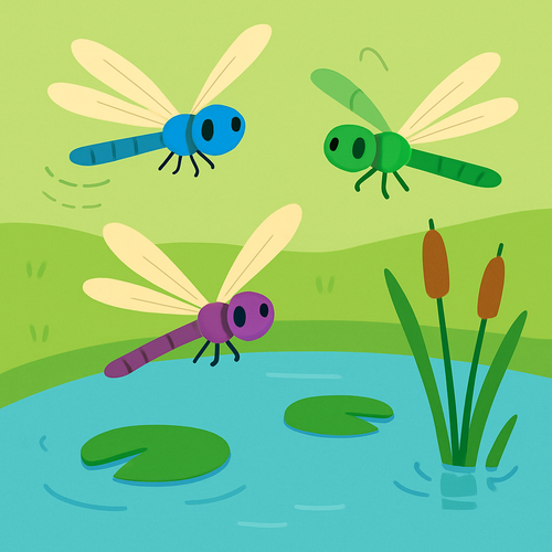 Dazzling Dragonflies - DIY Painting By Numbers Kit
