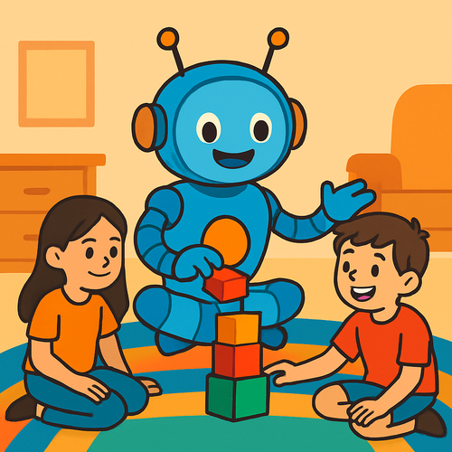 Robotic Buddy Adventures - DIY Painting By Numbers Kit
