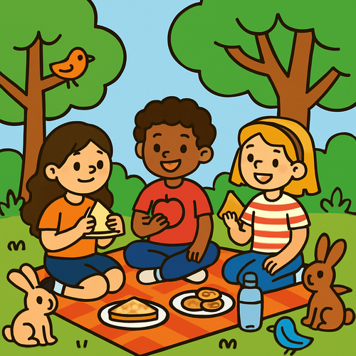 Friendly Forest Picnic - DIY Painting By Numbers Kit