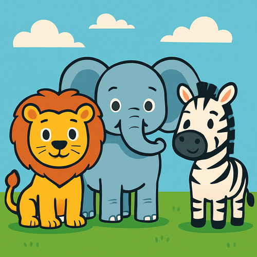 Safari Adventure Expedition - DIY Painting By Numbers Kit