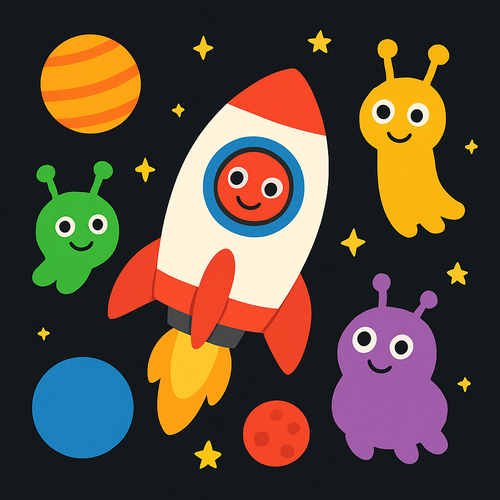 Cosmic Adventure - DIY Painting By Numbers Kit Cosmic Adventure - DIY Painting By Numbers Kit