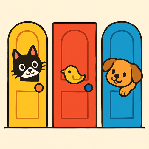 Mystery Animal Friends - DIY Painting By Numbers Kit Mystery Animal Friends - DIY Painting By Numbers Kit