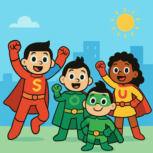 Superhero Rescue Team - DIY Painting By Numbers Kit Superhero Rescue Team - DIY Painting By Numbers Kit
