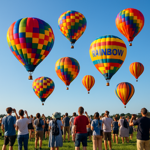 International Balloon Festival - Brazil - DIY Painting By Numbers Kit