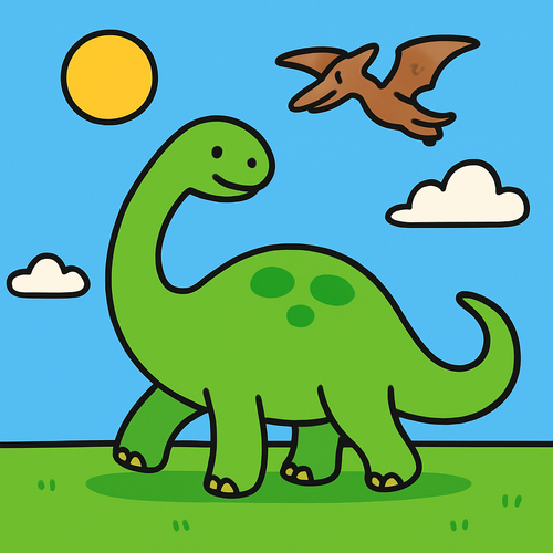 Amazing Dinosaur Expedition - DIY Painting By Numbers Kit