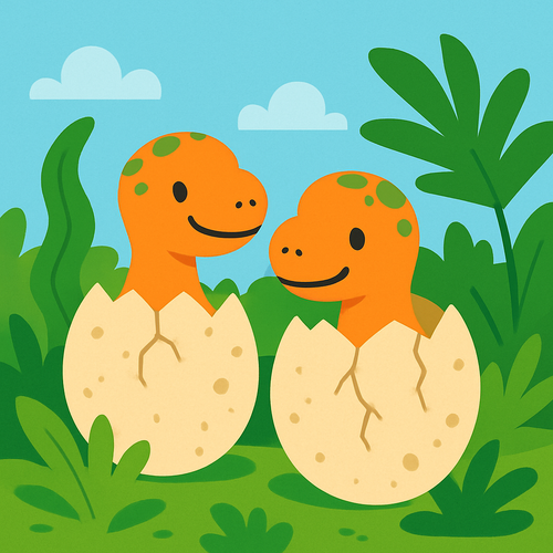 Dino Egg Mystery - DIY Painting By Numbers Kit Dino Egg Mystery - DIY Painting By Numbers Kit