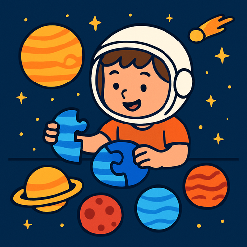 Galaxy Puzzle Adventure - DIY Painting By Numbers Kit