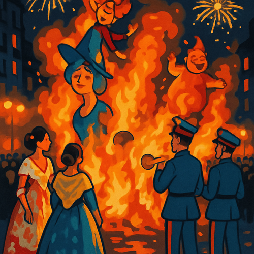 Fallas Festival - Valencia, Spain - DIY Painting By Numbers Kit