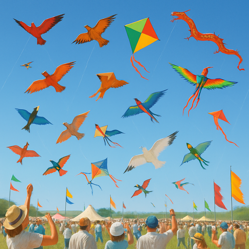 International Kite Festival - Gujarat - DIY Painting By Numbers Kit