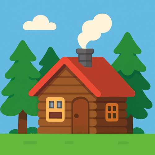 Cozy Woodland Cabin - DIY Painting By Numbers Kit Cozy Woodland Cabin - DIY Painting By Numbers Kit