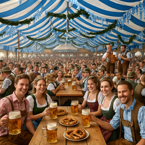 Oktoberfest Munich - Germany - DIY Painting By Numbers Kit Oktoberfest Munich - Germany - DIY Painting By Numbers Kit