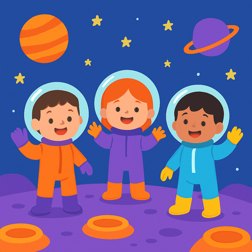 Space Explorers Adventure - DIY Painting By Numbers Kit