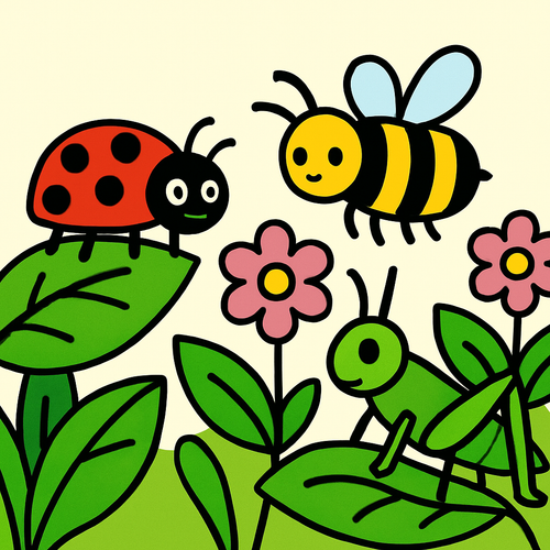 Insect Garden - DIY Painting By Numbers Kit