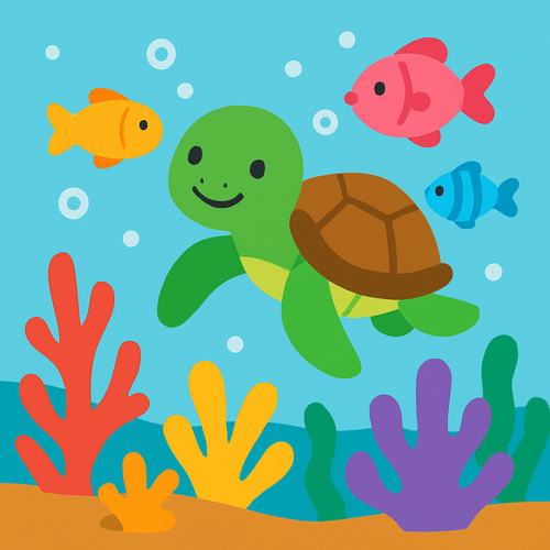 Coral Reef Exploration - DIY Painting By Numbers Kit