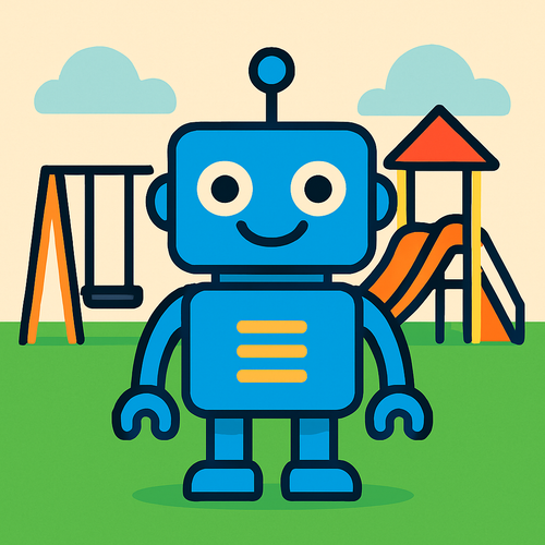 Robot Playtime - DIY Painting By Numbers Kit