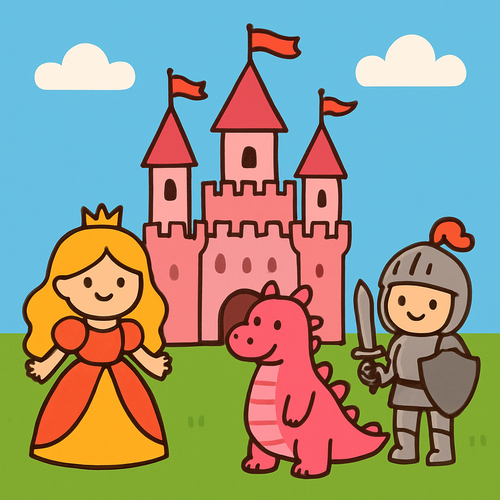 Fairytale Castle - DIY Painting By Numbers Kit