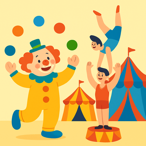 Circus Spectacular Show - DIY Painting By Numbers Kit