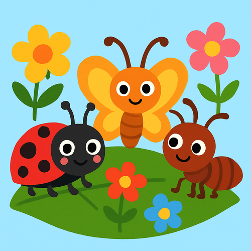 Insect World Exploration - DIY Painting By Numbers Kit