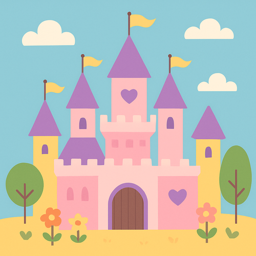 Enchanted Fairy Tale Castle - DIY Painting By Numbers Kit