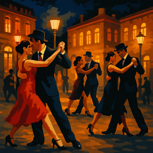 Buenos Aires Tango Festival - DIY Painting By Numbers Kit