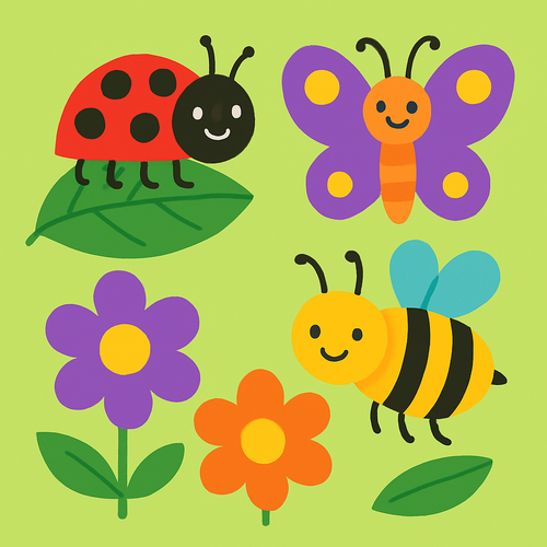 Garden Bugs - DIY Painting By Numbers Kit