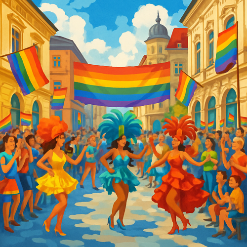 Pride of Budapest Festival - Hungary - DIY Painting By Numbers Kit