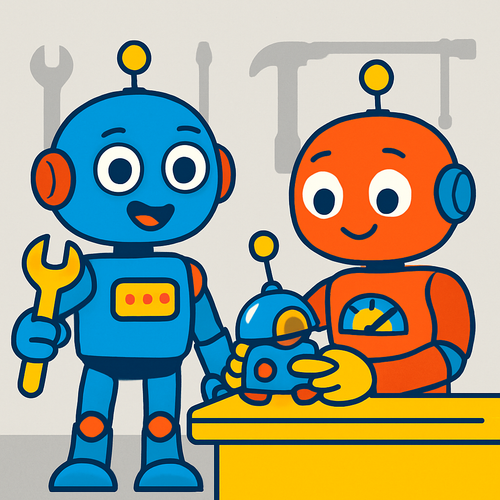 Robot Buddy Workshop - DIY Painting By Numbers Kit