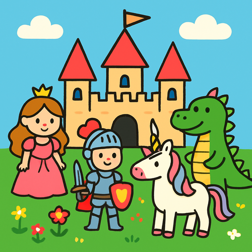 Enchanted Castle - DIY Painting By Numbers Kit