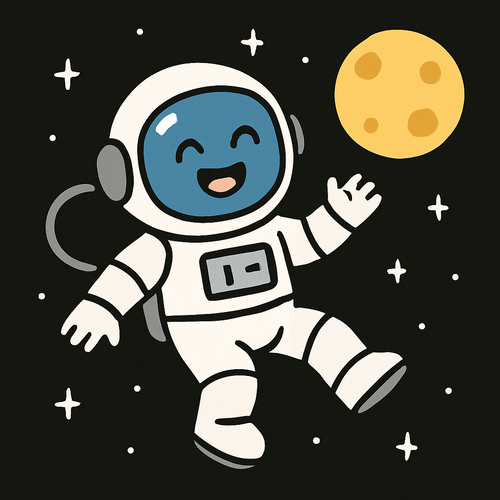 Space Adventure Astronaut - DIY Painting By Numbers Kit