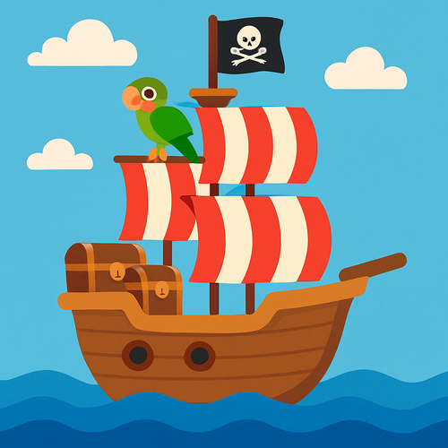 Daring Pirate Voyage - DIY Painting By Numbers Kit