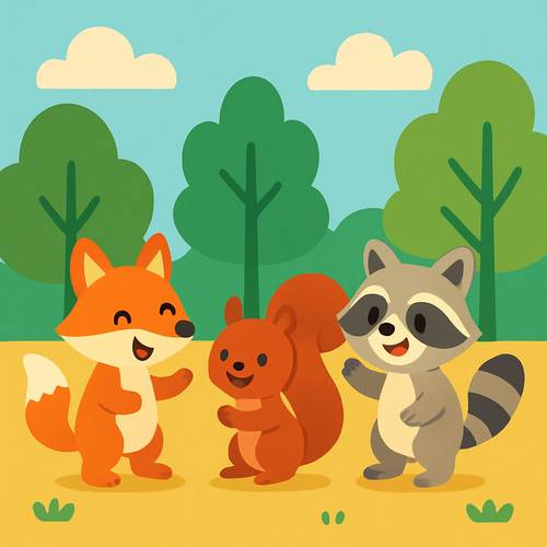 Witty Woodland Critters - DIY Painting By Numbers Kit