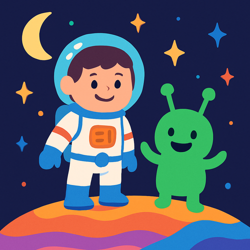 Space Explorer Adventures - DIY Painting By Numbers Kit