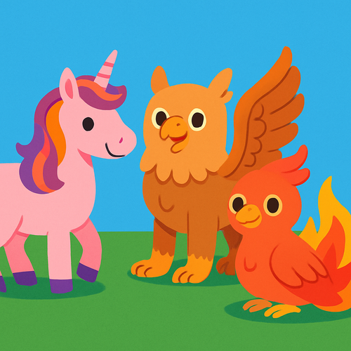 Mystical Creature Parade - DIY Painting By Numbers Kit